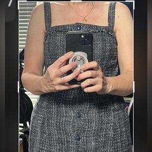 Tweedish sleeveless dress